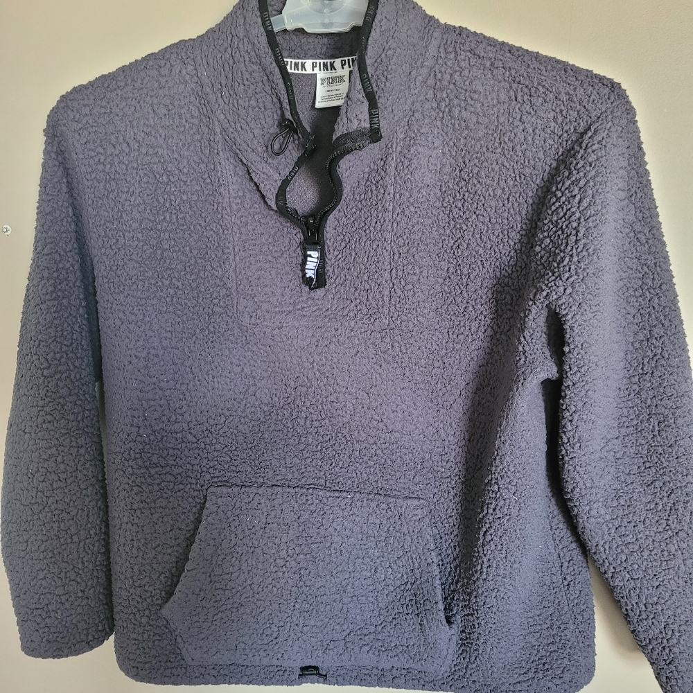 PINK Sherpa Pullover